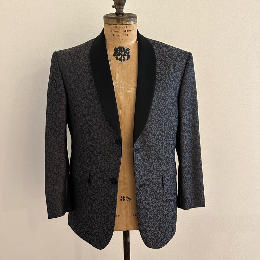 Custom  Men's Tuxedo Suit Jacket Dinner Jacket Prom Wedding 40S